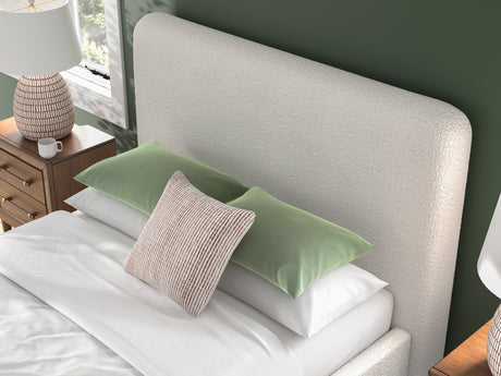 Brintstreet Beige Queen Upholstered Bed by Ashley at Eve Furniture