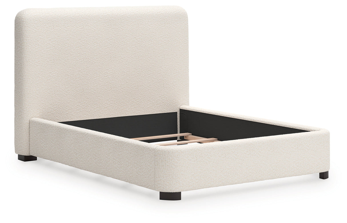 Brintstreet Beige Queen Upholstered Bed by Ashley at Eve Furniture