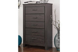 Brinxton Charcoal Chest of Drawers by Ashley at Eve Furniture