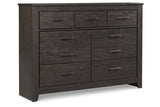 Brinxton Charcoal Dresser by Ashley at Eve Furniture