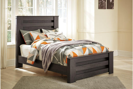 Brinxton Charcoal Full Panel Bed by Ashley at Eve Furniture