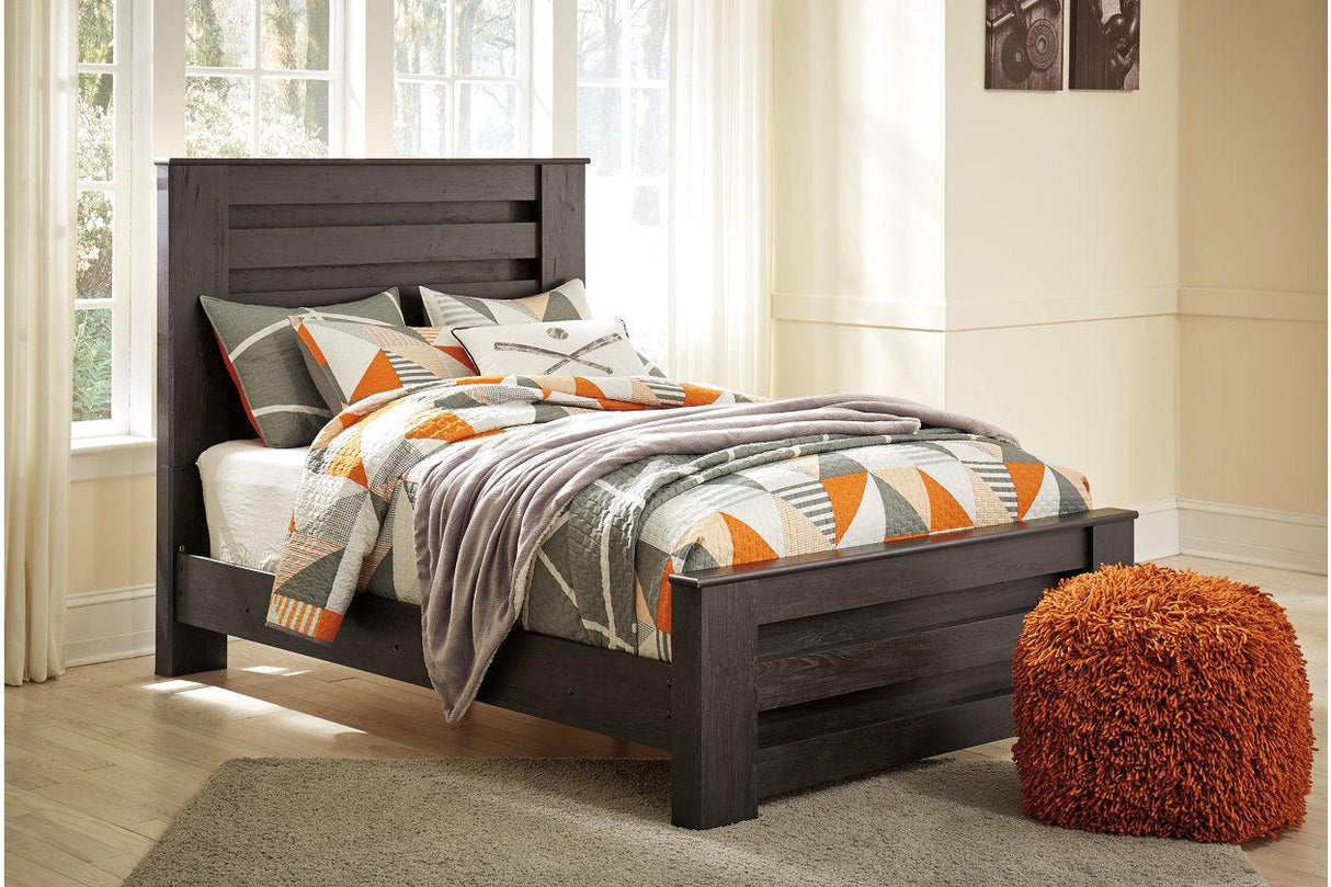 Brinxton Charcoal Full Panel Bed by Ashley at Eve Furniture