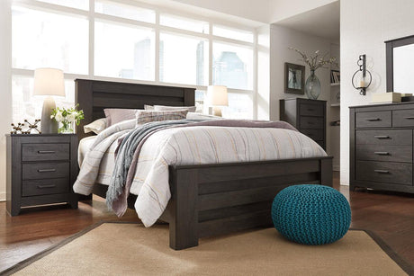 Brinxton Charcoal Full Panel Bed by Ashley at Eve Furniture