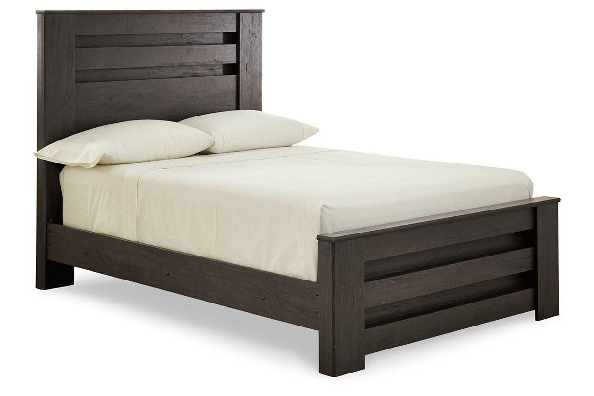 Brinxton Charcoal Full Panel Bed by Ashley at Eve Furniture