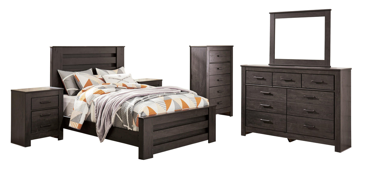 Brinxton Charcoal Panel Youth Bedroom Set by Ashley at Eve Furniture