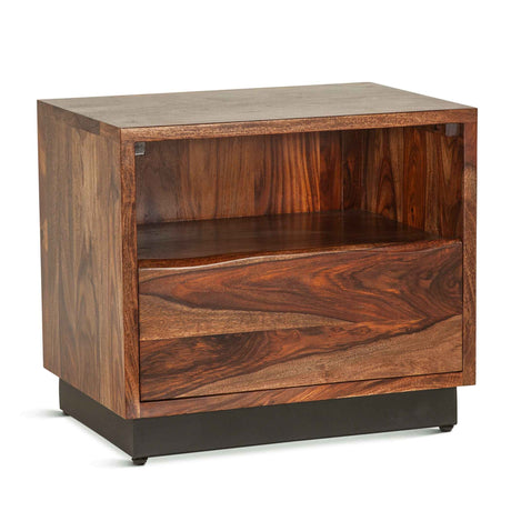 Brisbane 26" Nightstand in Natural Sheesham by Home Trends & Design at Eve Furniture