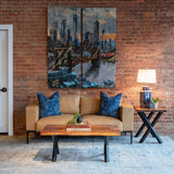 Brisbane 26" Side Table in Natural Sheesham Wood and Iron by Home Trends & Design at Eve Furniture