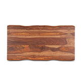Brisbane 46" Coffee Table in Natural Sheesham Wood and Iron by Home Trends & Design at Eve Furniture