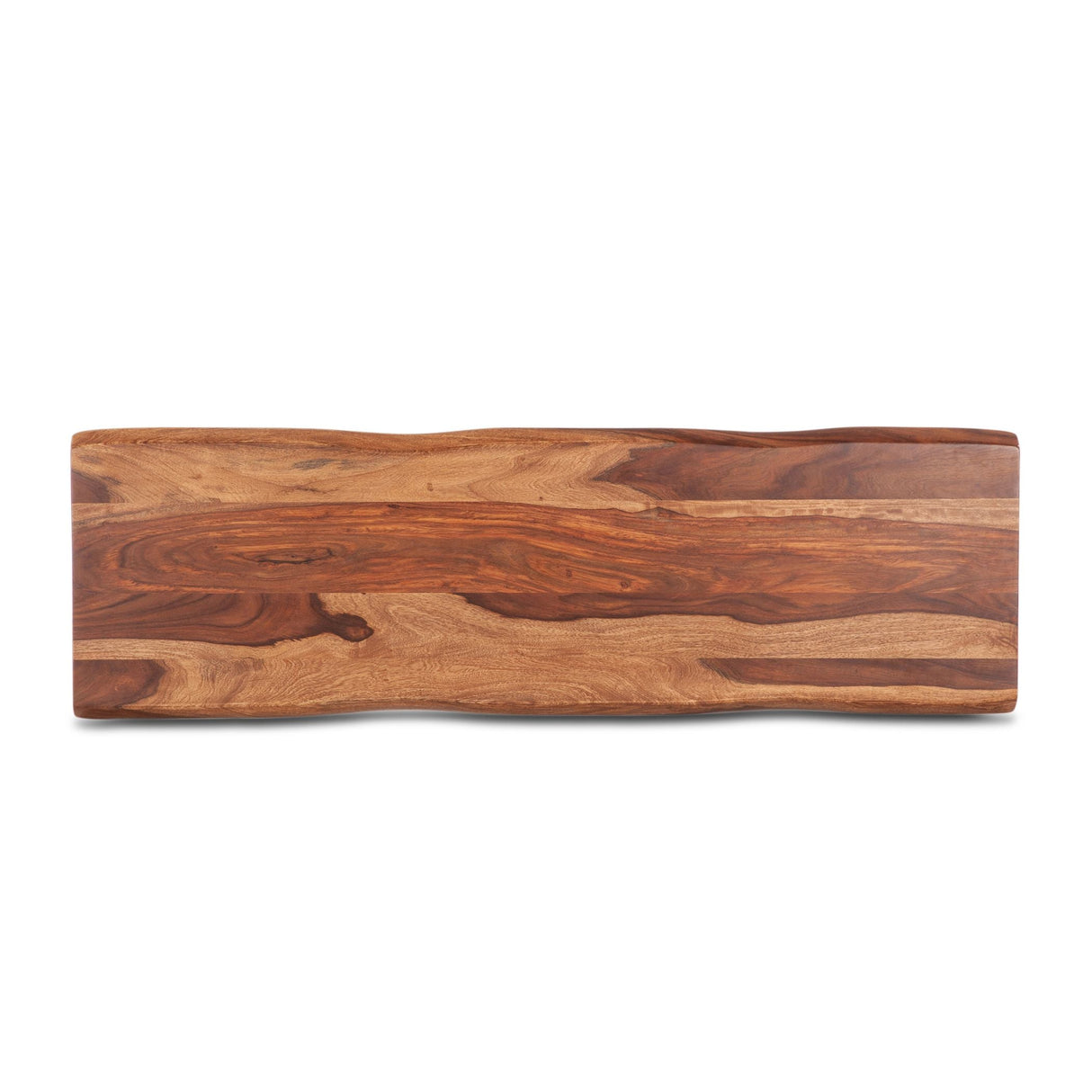 Brisbane 58" Console Table in Natural Sheesham Wood and Iron by Home Trends & Design at Eve Furniture