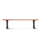 Brisbane 68" Dining Bench in Natural Sheesham and Iron by Home Trends & Design at Eve Furniture