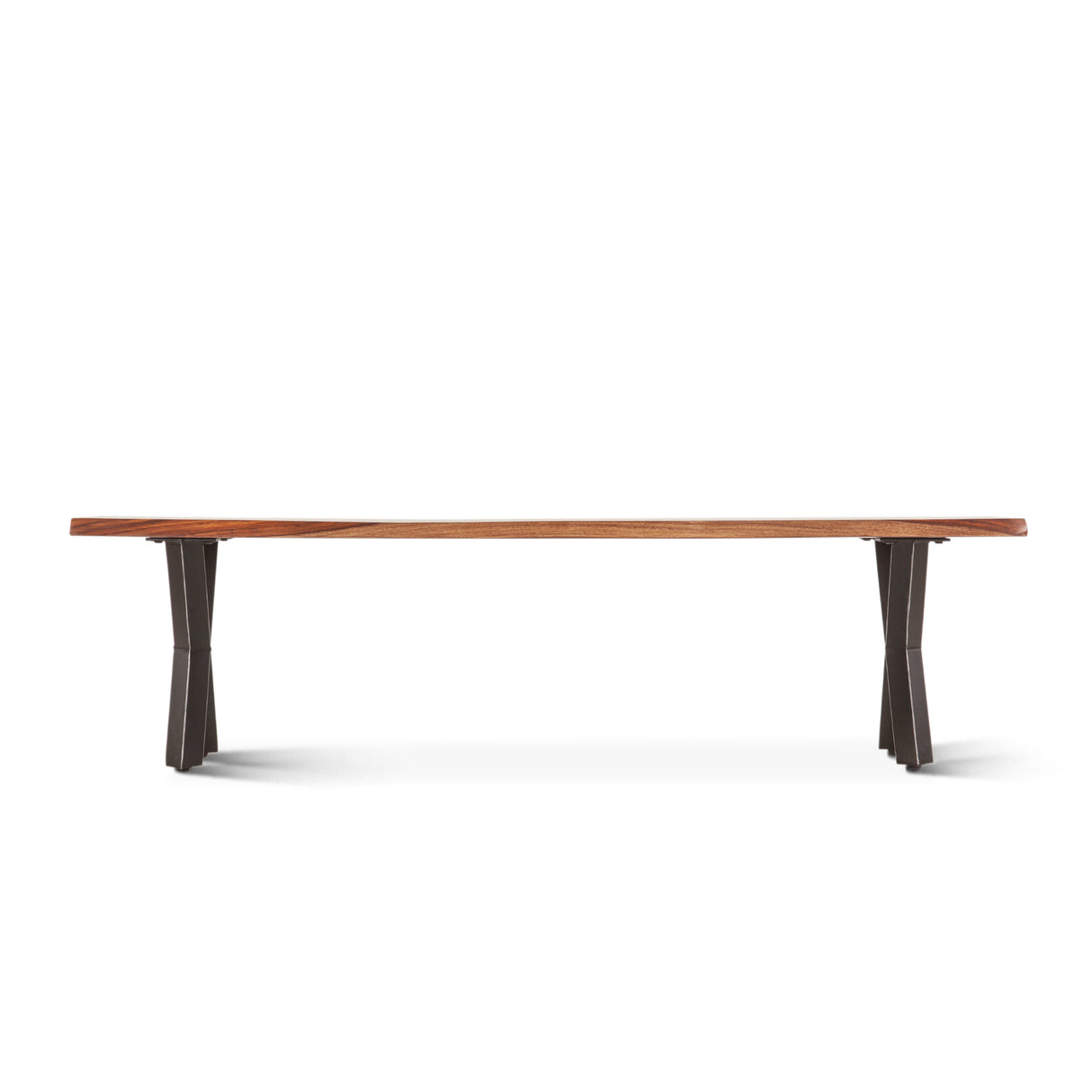 Brisbane 68" Dining Bench in Natural Sheesham and Iron by Home Trends & Design at Eve Furniture