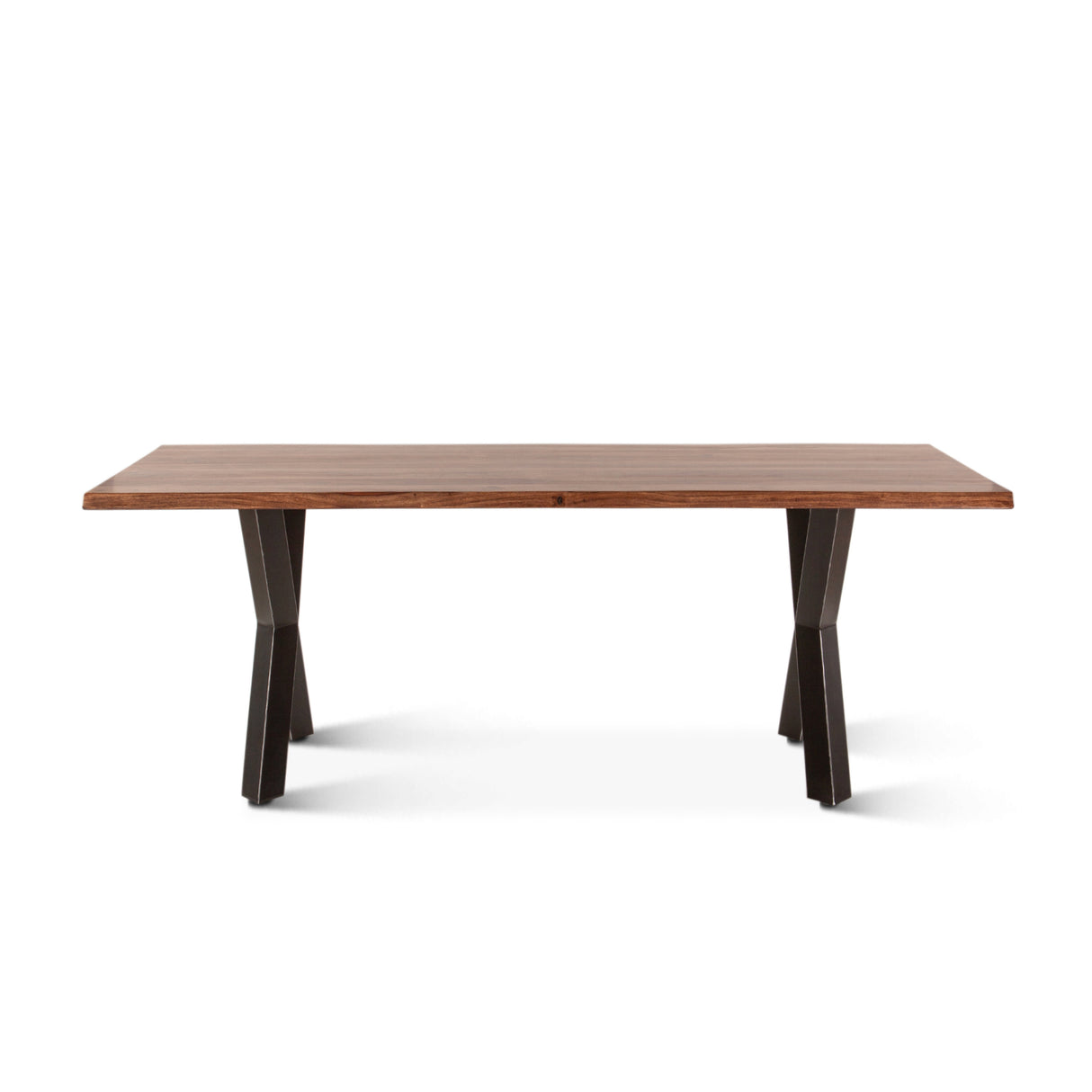 Brisbane 80" Dining Table in Natural Sheesham Wood and Iron by Home Trends & Design at Eve Furniture