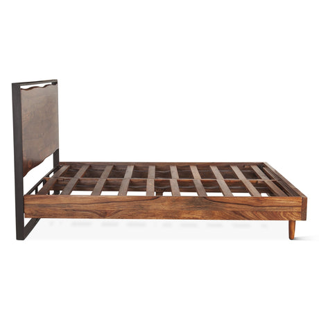 Brisbane King Bed in Natural Sheesham by Home Trends & Design at Eve Furniture
