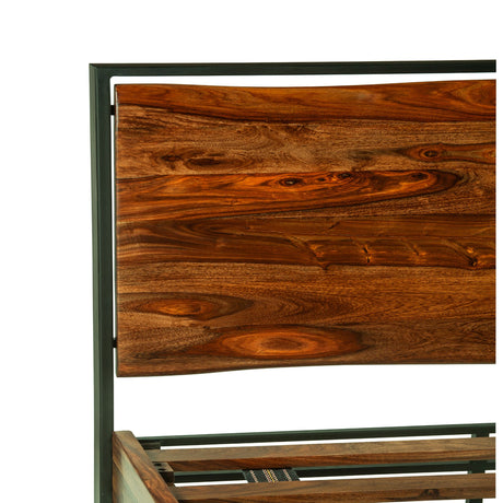Brisbane King Bed in Natural Sheesham by Home Trends & Design at Eve Furniture