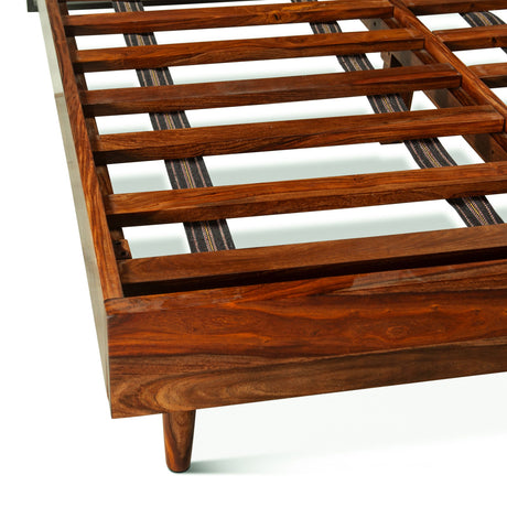 Brisbane King Bed in Natural Sheesham by Home Trends & Design at Eve Furniture