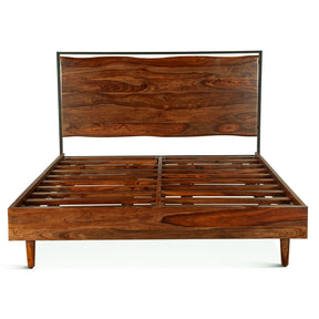 Brisbane King Bed in Natural Sheesham by Home Trends & Design at Eve Furniture