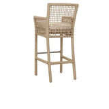 Brisbane Natural Outdoor Bar Stool by Classic Home at Eve Furniture