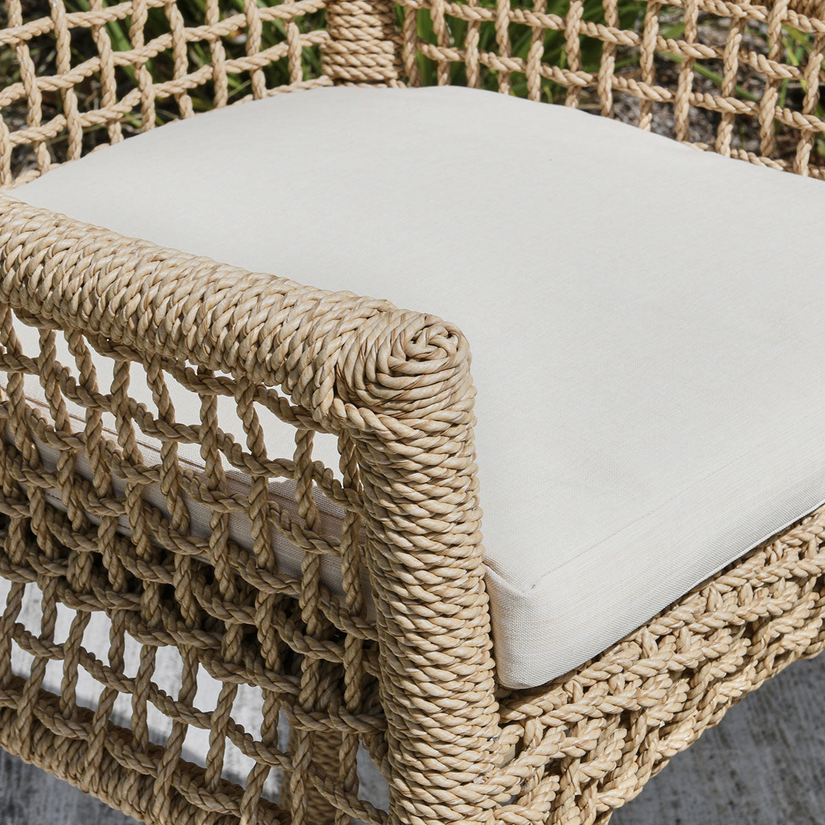 Brisbane Natural Outdoor Bar Stool by Classic Home at Eve Furniture