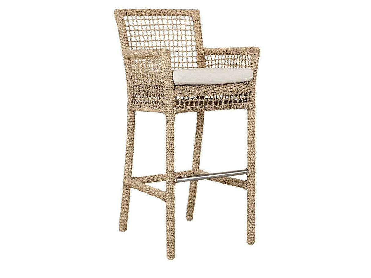 Brisbane Natural Outdoor Bar Stool by Classic Home at Eve Furniture