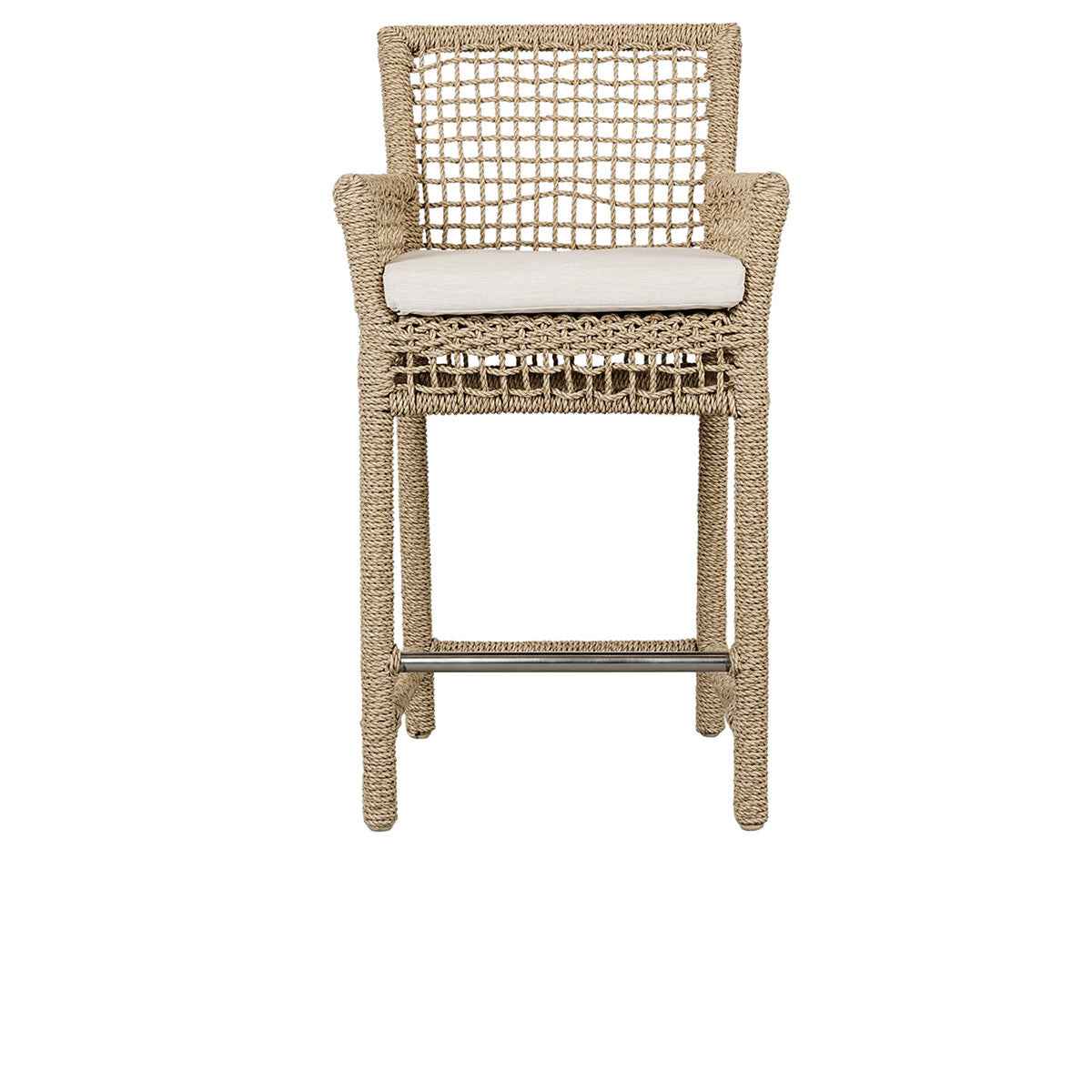 Brisbane Natural Outdoor Counter Stool by Classic Home at Eve Furniture