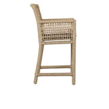 Brisbane Natural Outdoor Counter Stool by Classic Home at Eve Furniture
