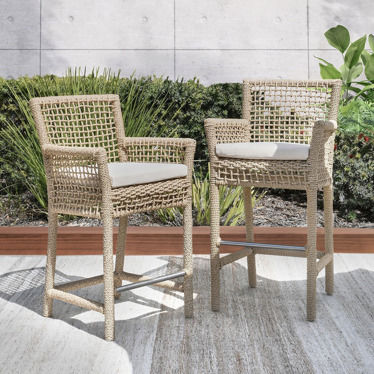 Brisbane Outdoor Bar Stool by Classic Home at Eve Furniture