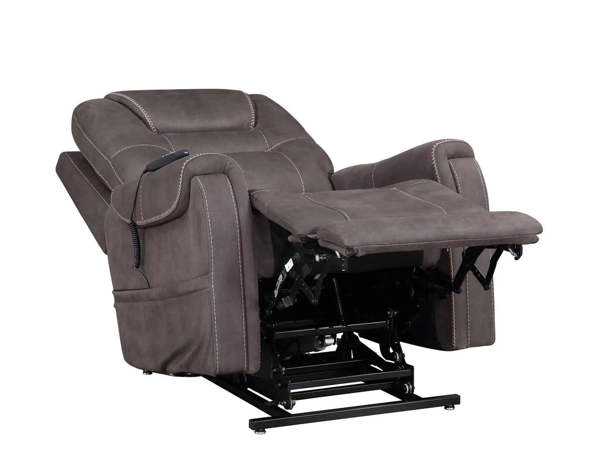 Brisbane Stone Power Lift Chair w/Three Heat Zones by Steve Silver at Eve Furniture