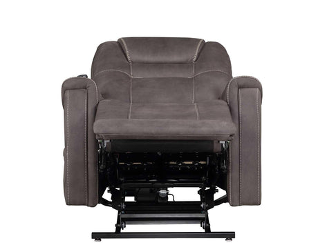 Brisbane Stone Power Lift Chair w/Three Heat Zones by Steve Silver at Eve Furniture