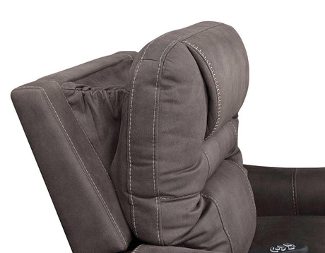 Brisbane Stone Power Lift Chair w/Three Heat Zones by Steve Silver at Eve Furniture