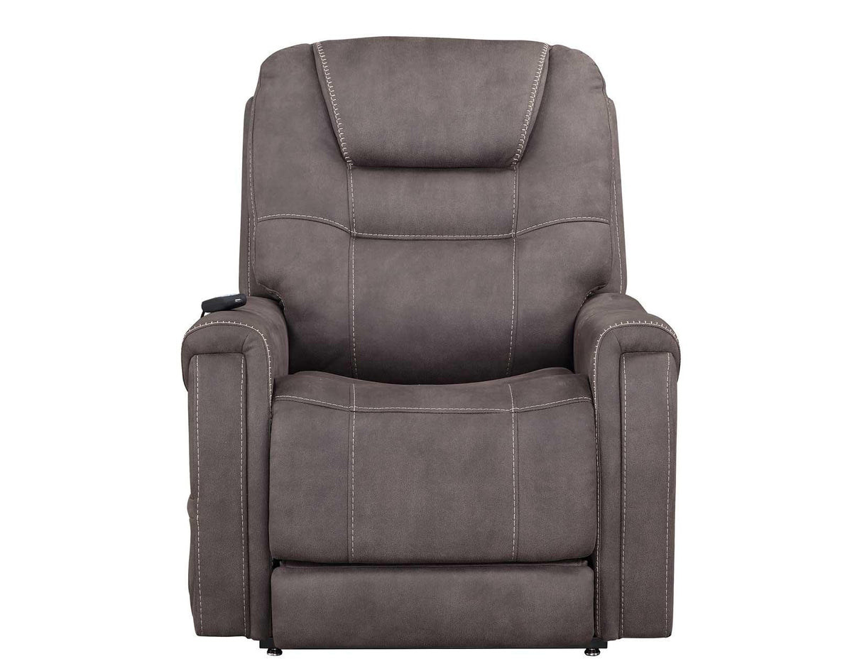 Brisbane Stone Power Lift Chair w/Three Heat Zones by Steve Silver at Eve Furniture