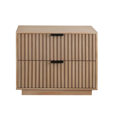 Bristol Beech Wood Nightstand by Diamond Sofa at Eve Furniture