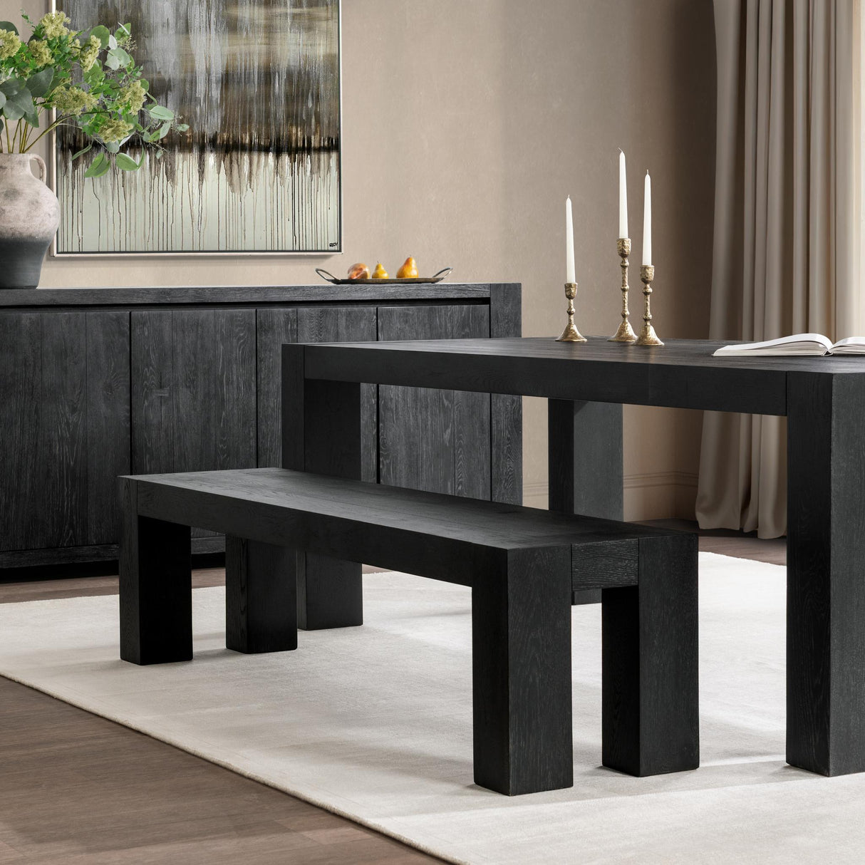 Bristol Bench - Onyx Haze by Classic Home at Eve Furniture