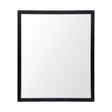 Bristol Black 20x24 Faux Wood Frame Bathroom Vanity Mirror by Mercana at Eve Furniture