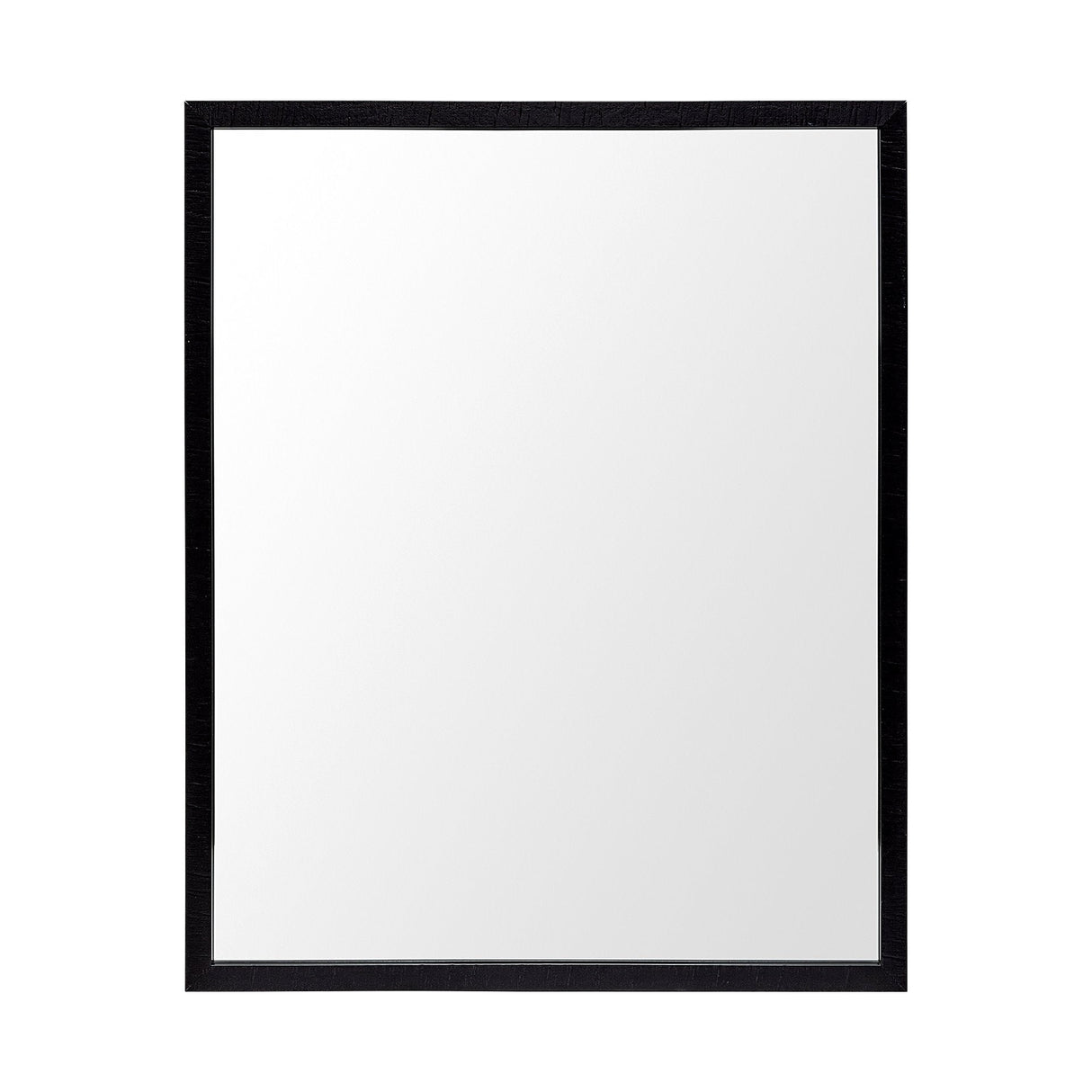Bristol Black 24x30 Faux Wood Frame Bathroom Vanity Mirror by Mercana at Eve Furniture