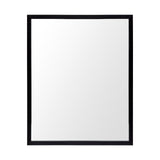 Bristol Black 24x30 Faux Wood Frame Bathroom Vanity Mirror by Mercana at Eve Furniture
