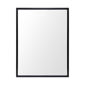 Bristol Black 30x40 Faux Wood Frame Bathroom Vanity Mirror by Mercana at Eve Furniture