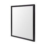 Bristol Black Faux Wood Frame Bathroom Vanity Mirror by Mercana at Eve Furniture