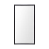 Bristol Black Faux Wood Frame Bathroom Vanity Mirror by Mercana at Eve Furniture