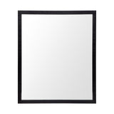 Bristol Black Faux Wood Frame Bathroom Vanity Mirror by Mercana at Eve Furniture