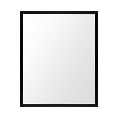 Bristol Black Faux Wood Frame Bathroom Vanity Mirror by Mercana at Eve Furniture