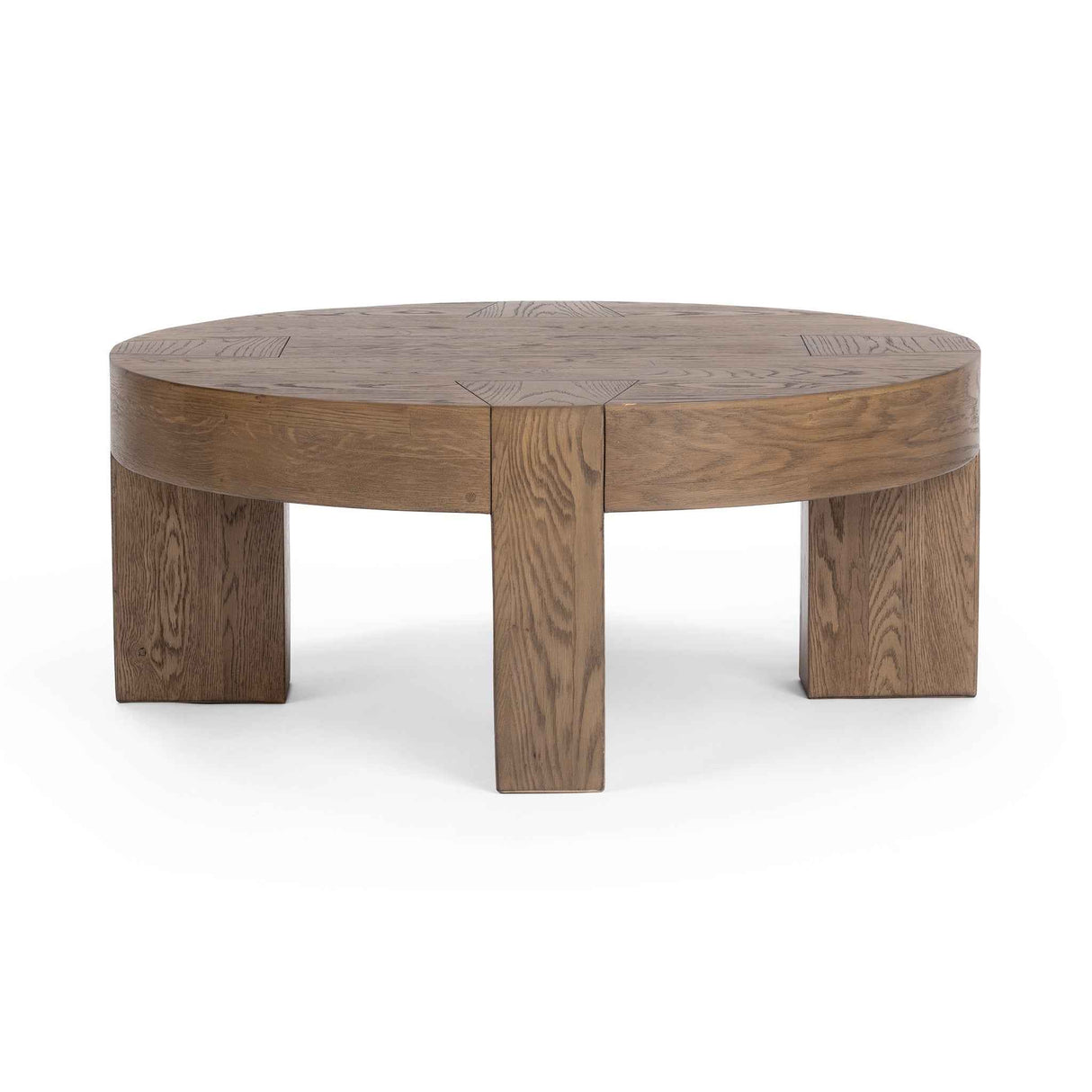 Bristol Cafe Brown Round Coffee Table by Classic Home at Eve Furniture