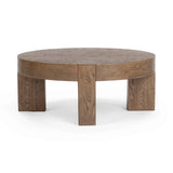 Bristol Cafe Brown Round Coffee Table by Classic Home at Eve Furniture