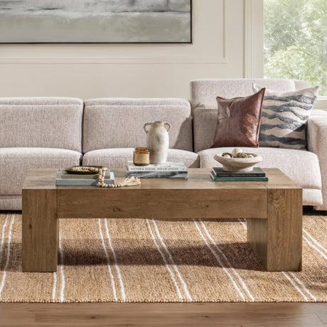 Bristol Cafe Brown 60" Coffee Table by Classic Home at Eve Furniture