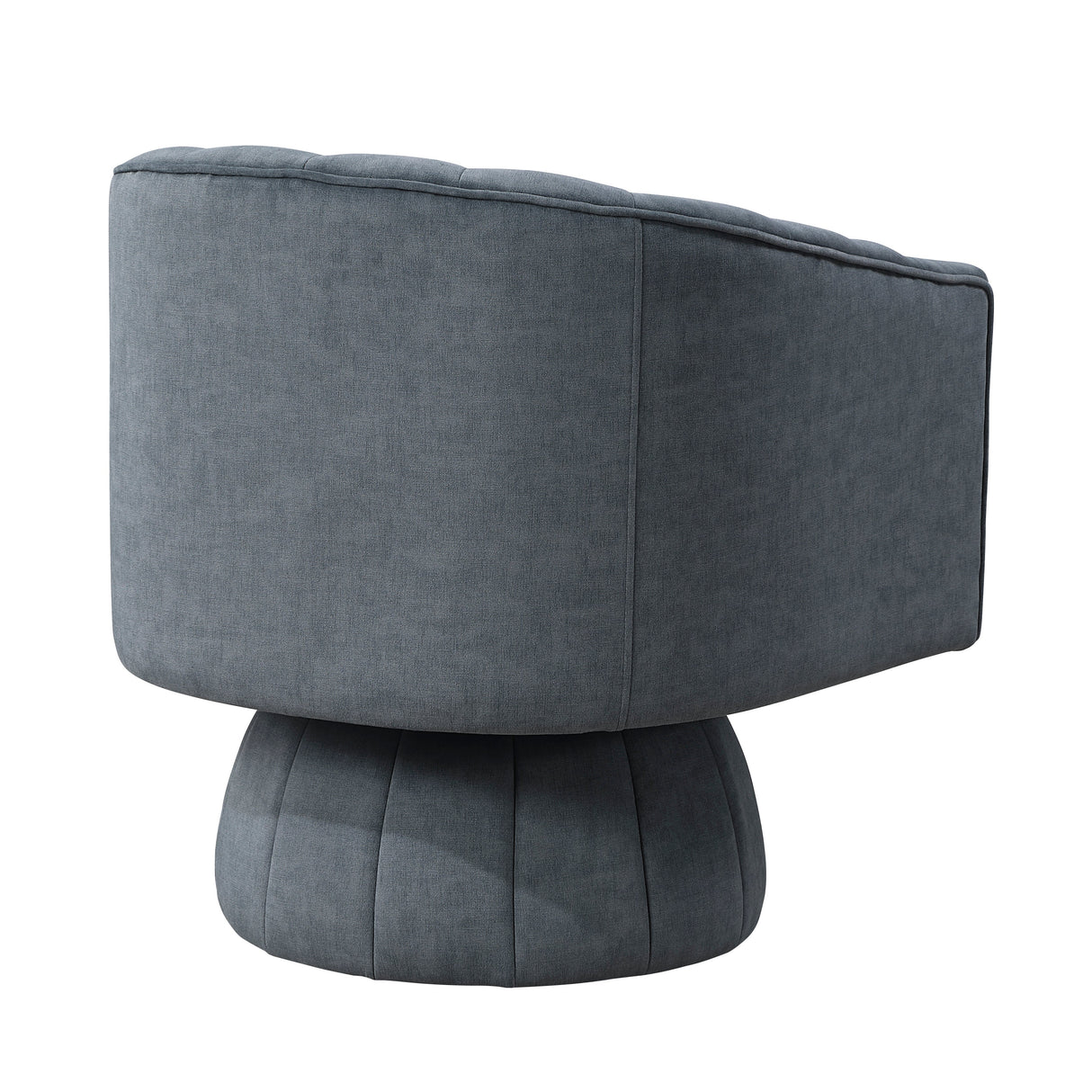 Bristol Dark Gray Swivel Chair by Homelegance at Eve Furniture