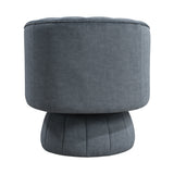 Bristol Dark Gray Swivel Chair by Homelegance at Eve Furniture