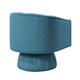 Bristol Dark Teal Swivel Chair by Homelegance at Eve Furniture