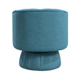 Bristol Dark Teal Swivel Chair by Homelegance at Eve Furniture