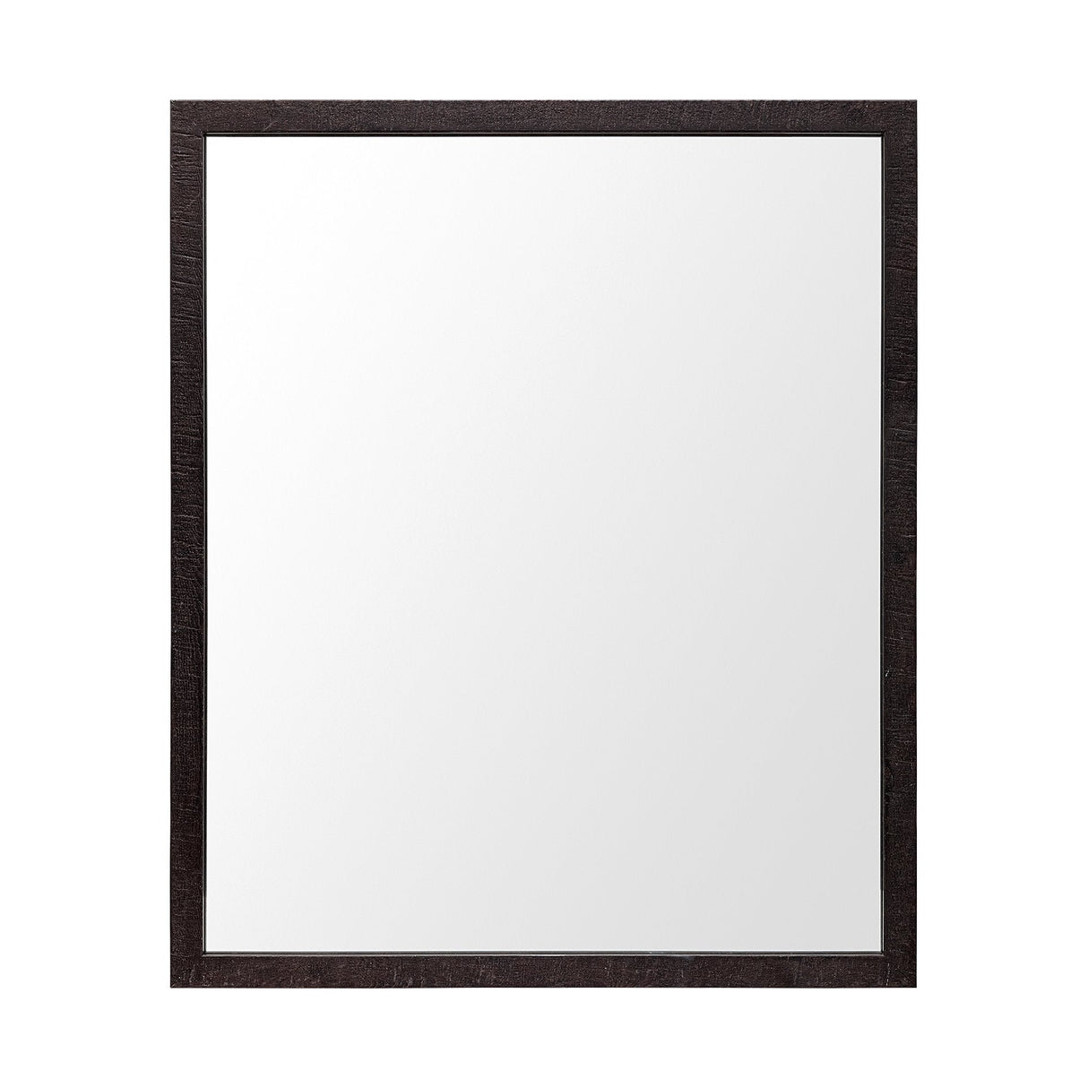 Bristol Espresso 20x24 Faux Wood Frame Bathroom Vanity Mirror by Mercana at Eve Furniture