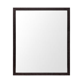 Bristol Espresso 20x24 Faux Wood Frame Bathroom Vanity Mirror by Mercana at Eve Furniture