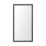 Bristol Espresso 20x40 Faux Wood Frame Bathroom Vanity Mirror by Mercana at Eve Furniture